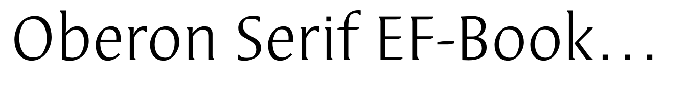 Oberon Serif EF-Book OsF